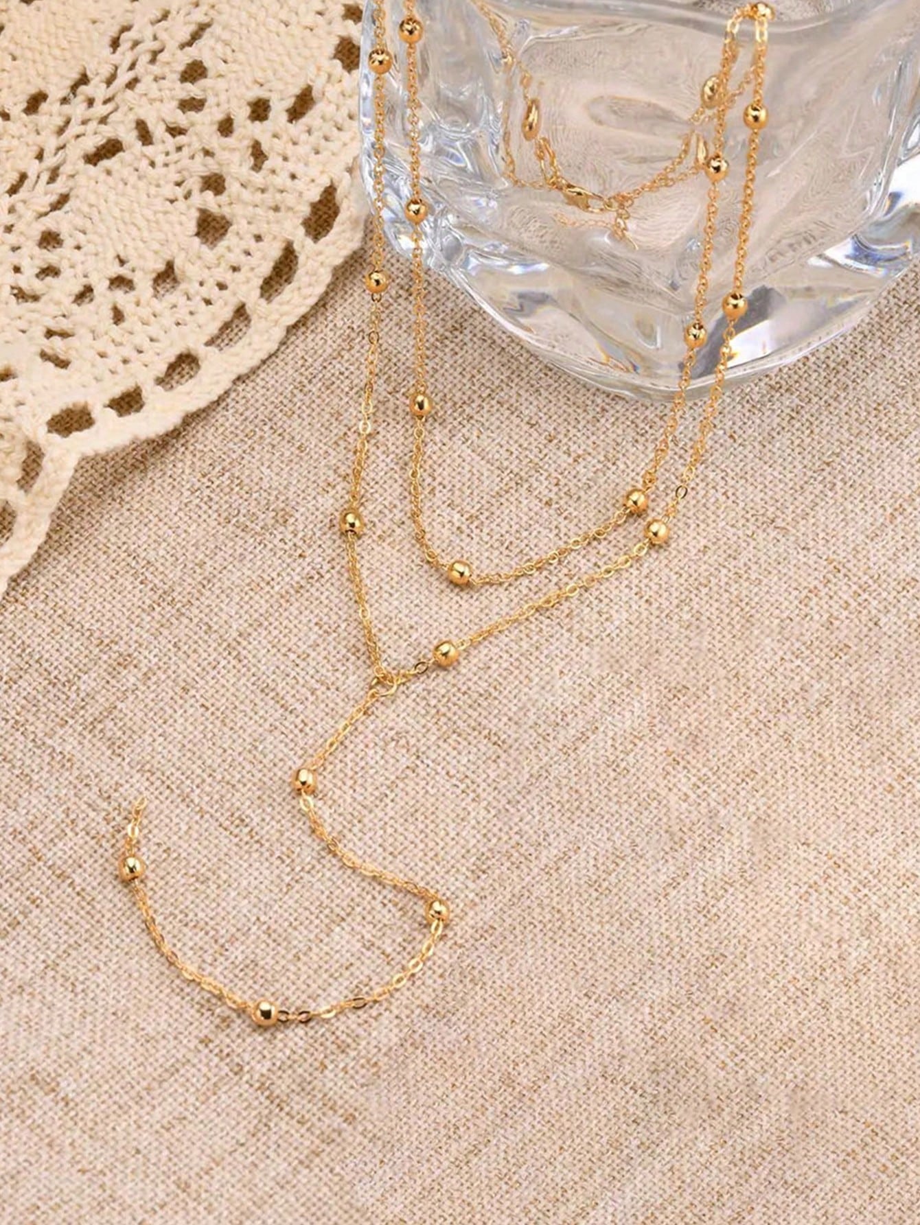 Collier pendentif boule long pour femmes