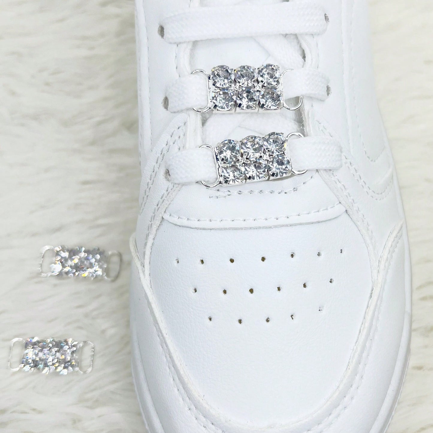 Décor chaussures 2 pièces strass perles