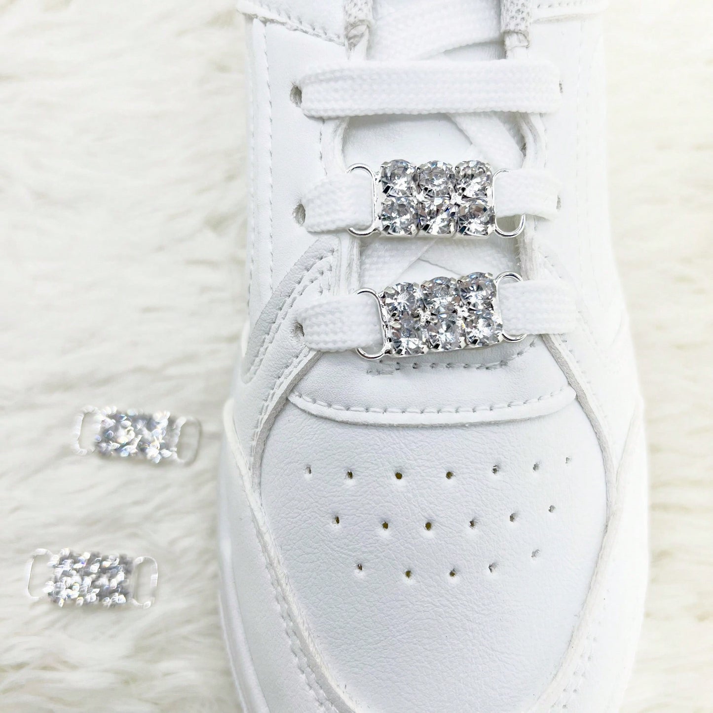 Décor chaussures 2 pièces strass perles