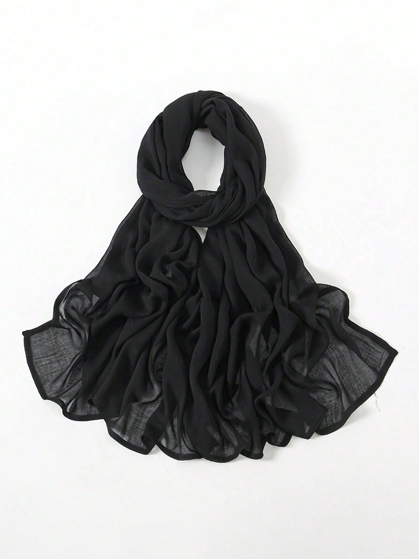 Foulard viscose femme - Large bord doux - Protection solaire