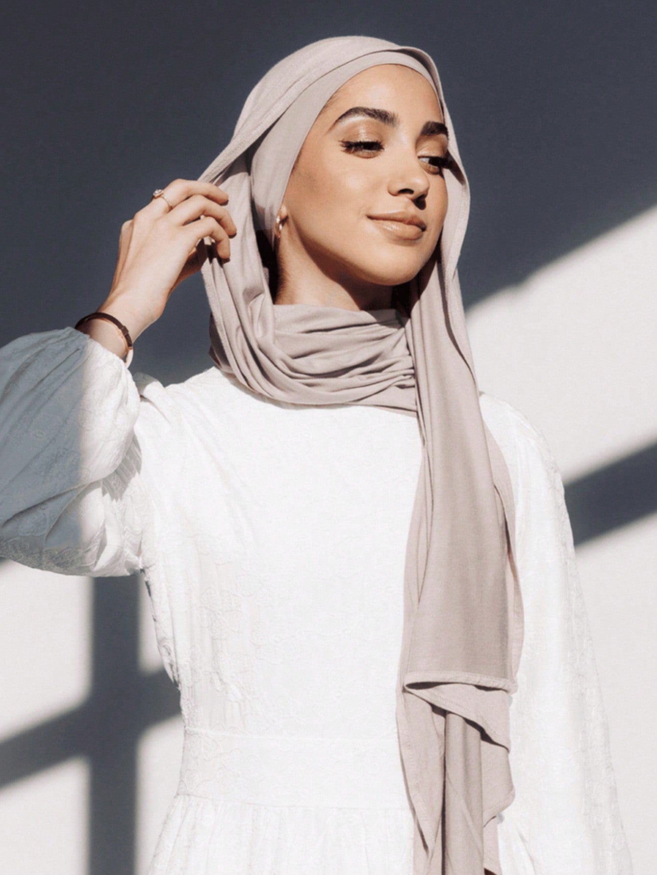 Ensemble Hijab 2 pièces jersey modal - Coiffe tube et foulard uni