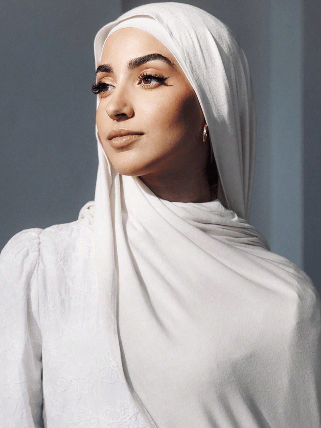 Set 2 pièces Hijab et sous-cap modal jersey uni