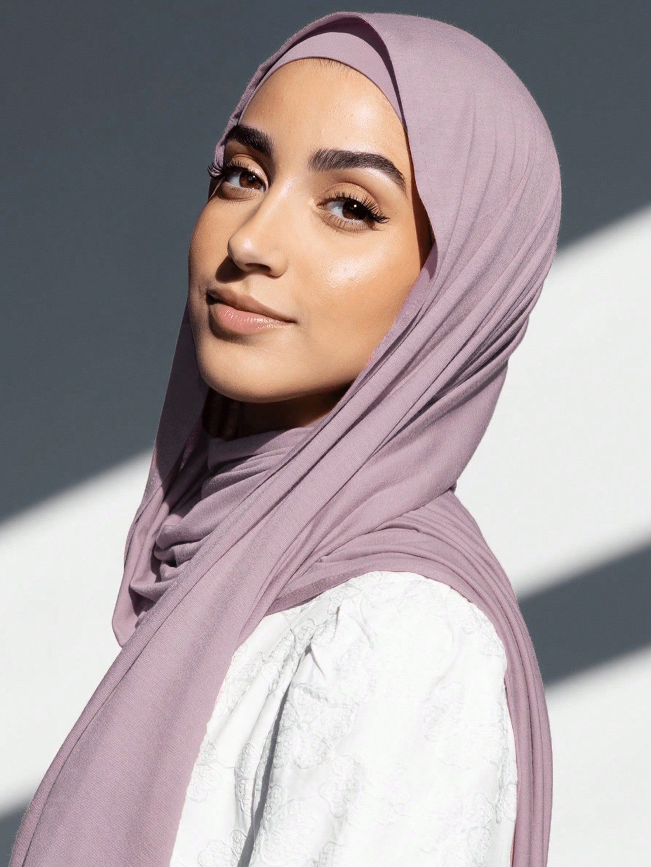 Ensemble 2 pièces hijab et sous-cap microfibre - Jersey doux et respirant