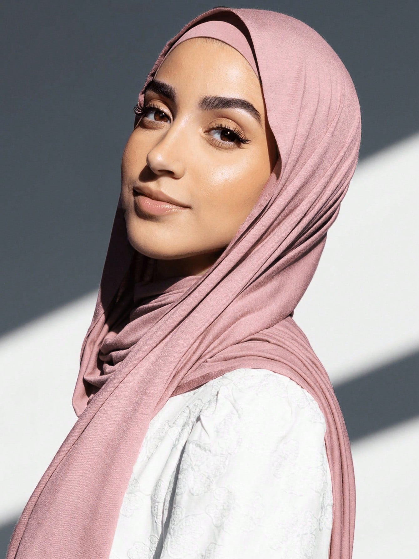 Ensemble Hijab 2 pièces Modal - Capuchon et Écharpe Fine