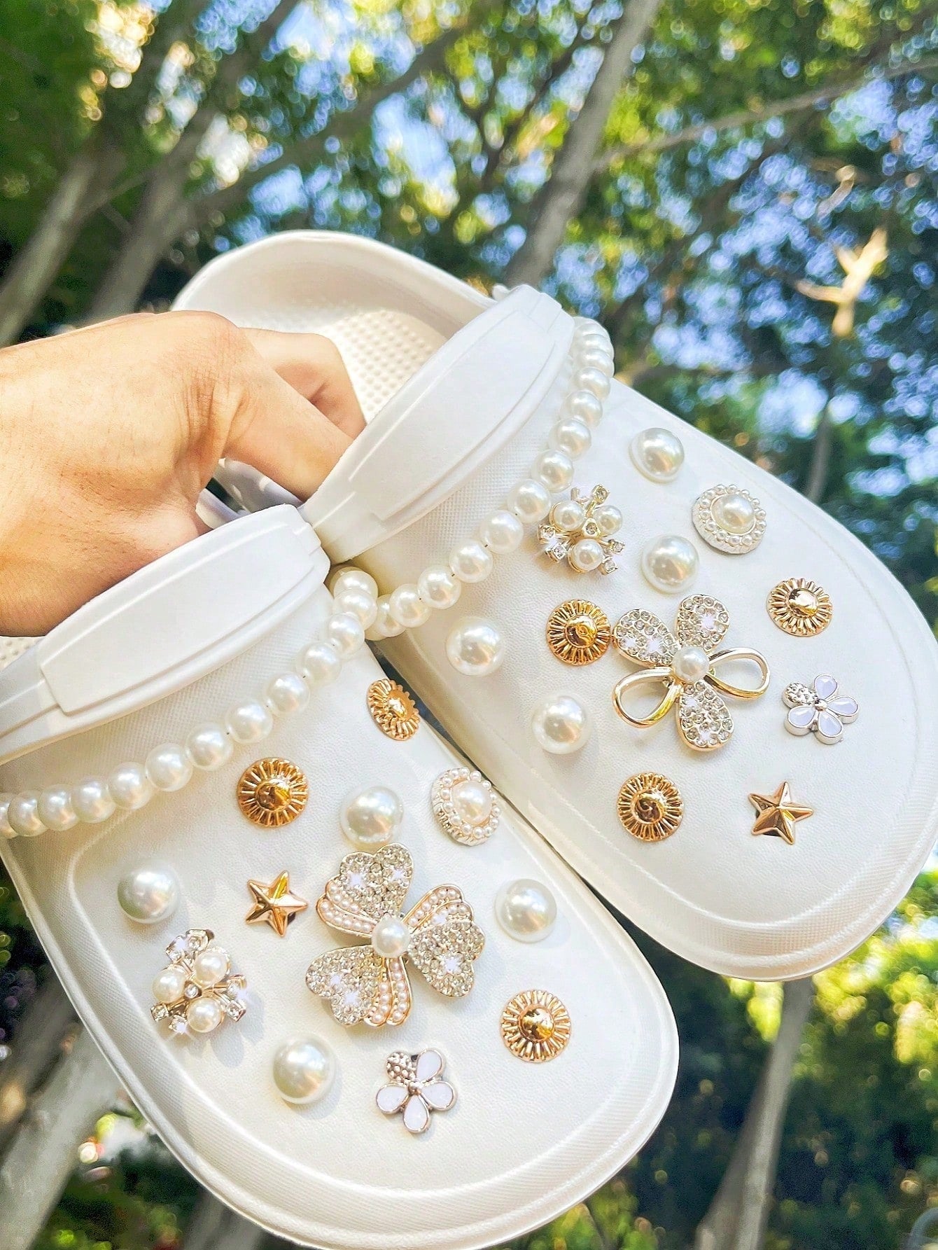 26 boutons décoratifs amovibles pour sabots DIY