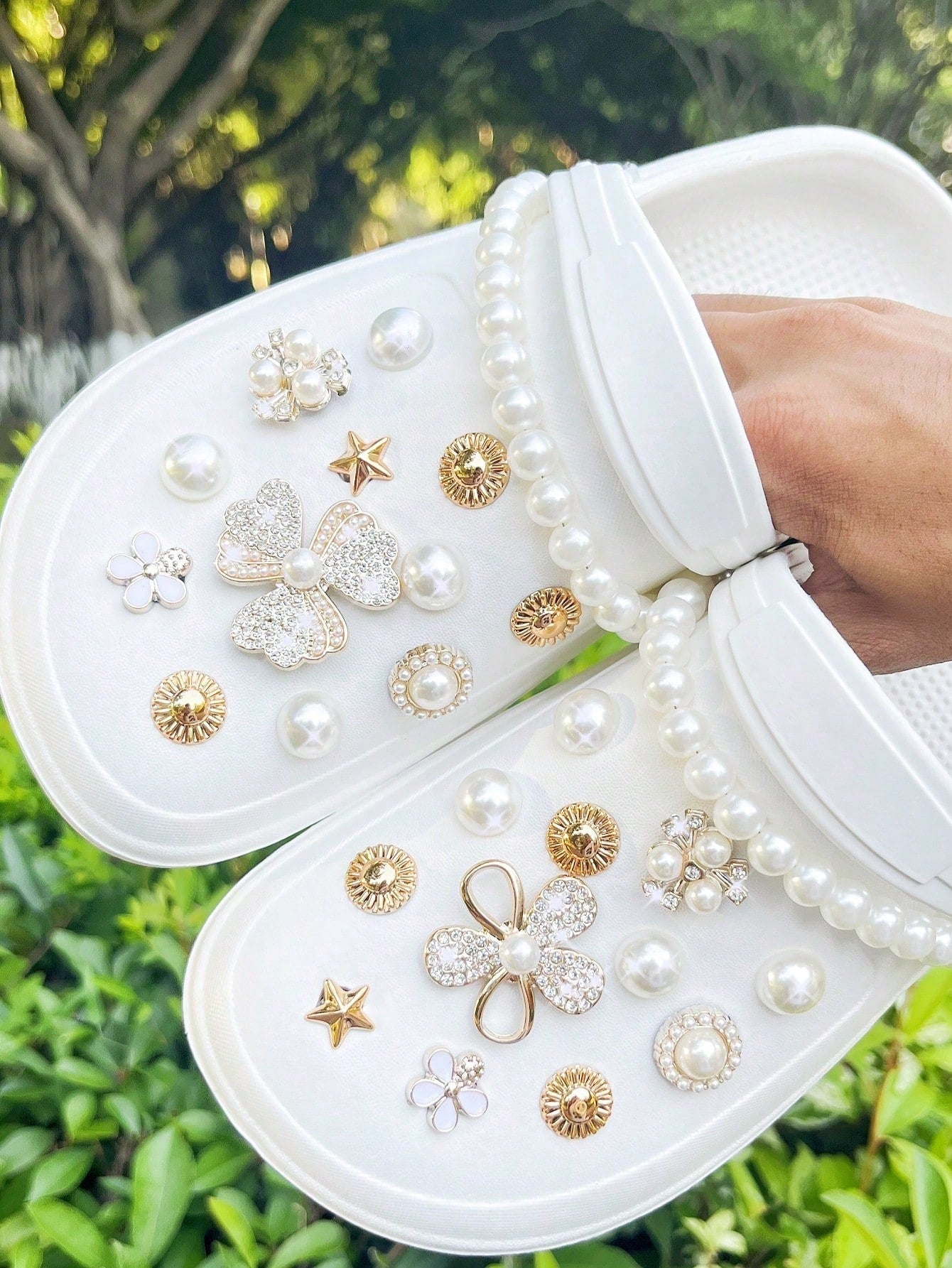 26 boutons décoratifs amovibles pour sabots DIY