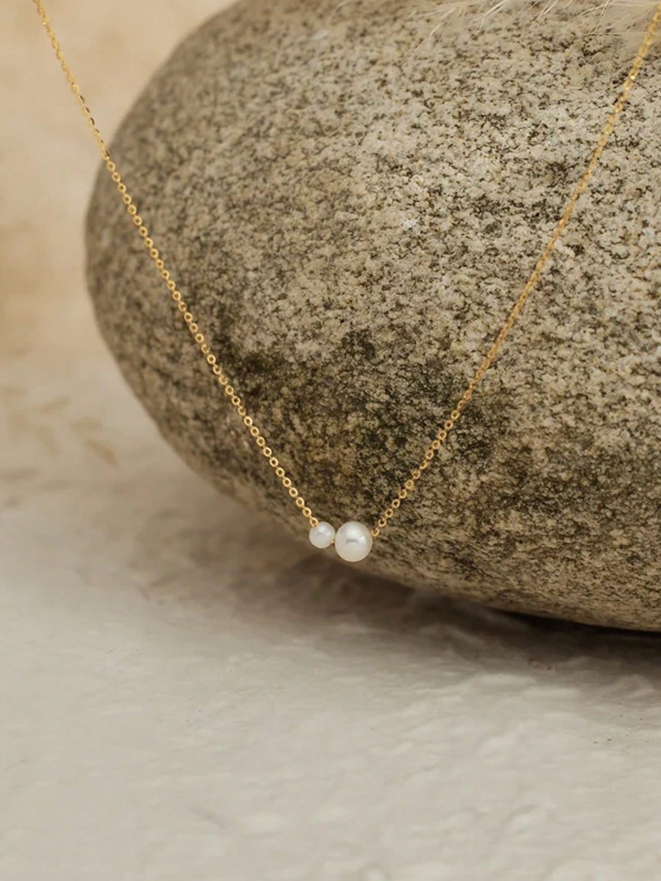 Collier perles imitation pour femme - Élégant et quotidien