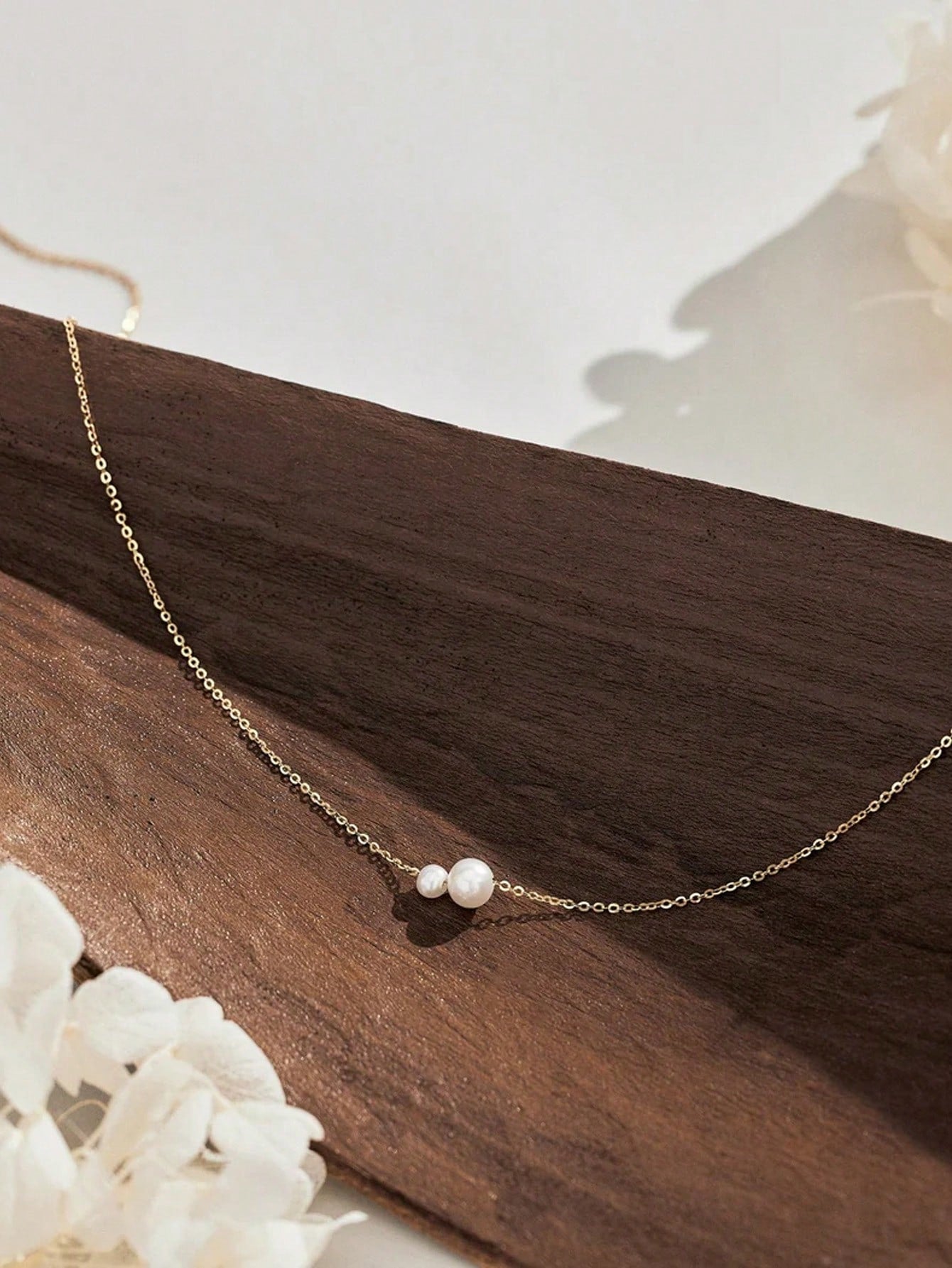 Collier perles imitation pour femme - Élégant et quotidien