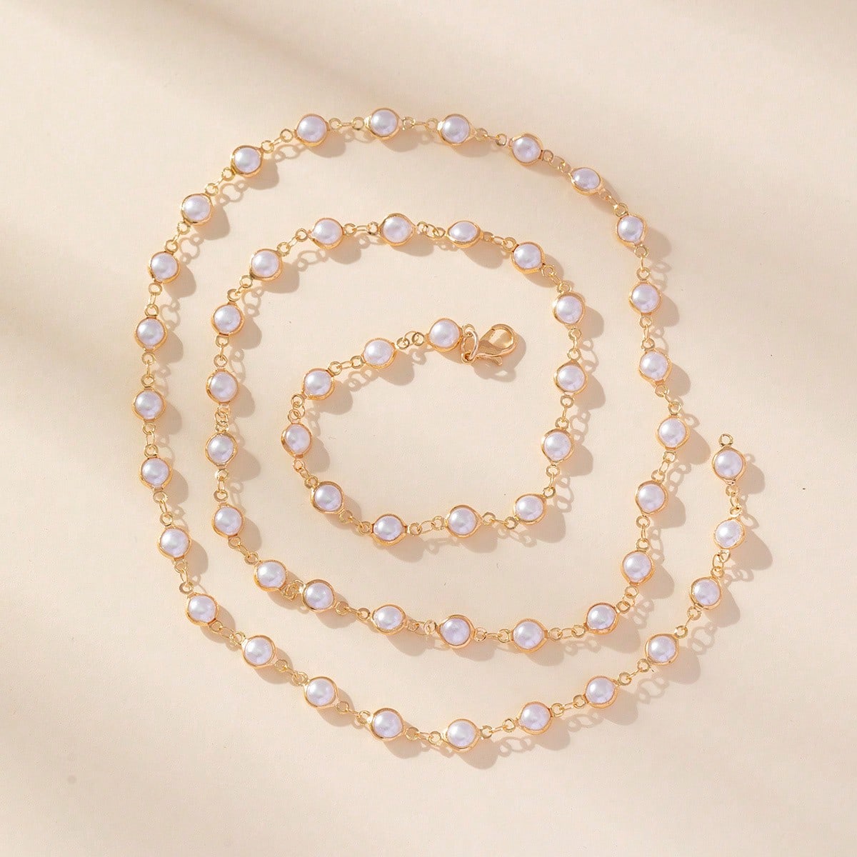 Collier chaîne Y doré/argenté avec pendentif scintillant
