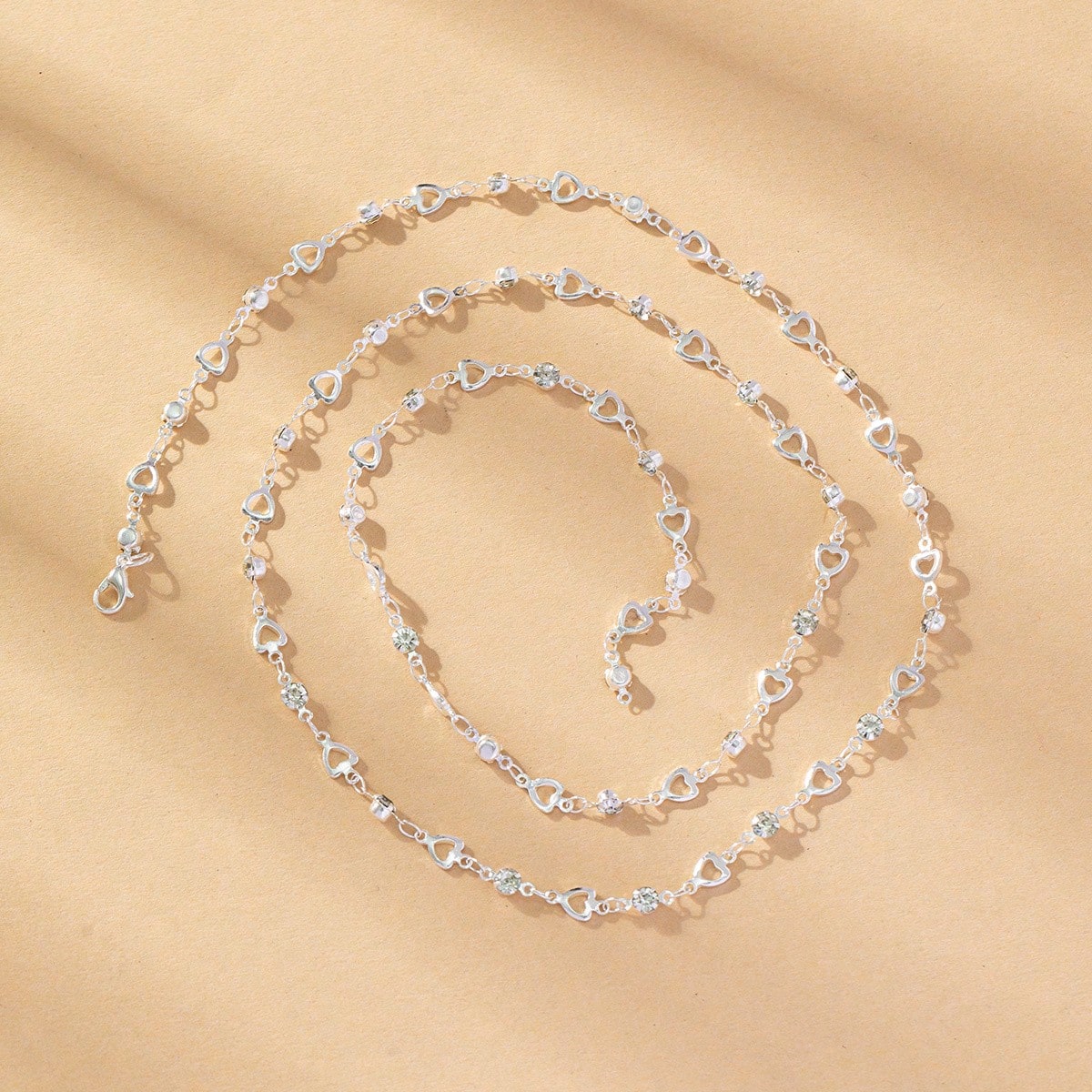 Collier long en Y doré/argenté pour femmes