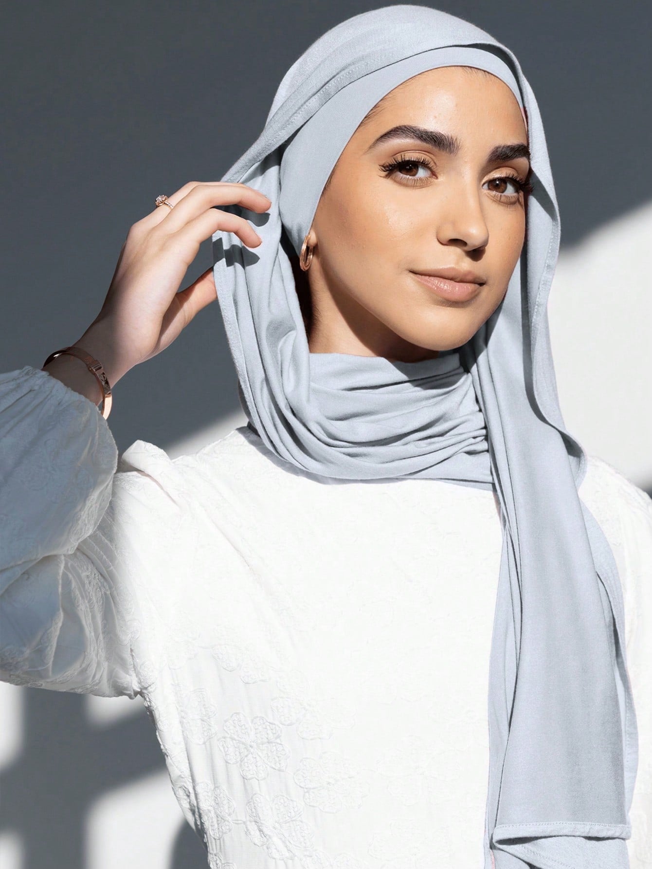 Set hijab et sous-cape modal - 2 pièces douces et respirantes