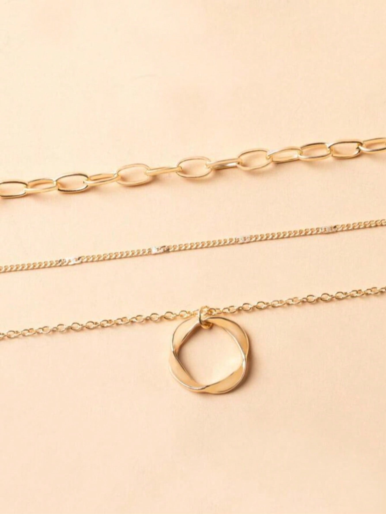 Collier pendentif circulaire pour femmes