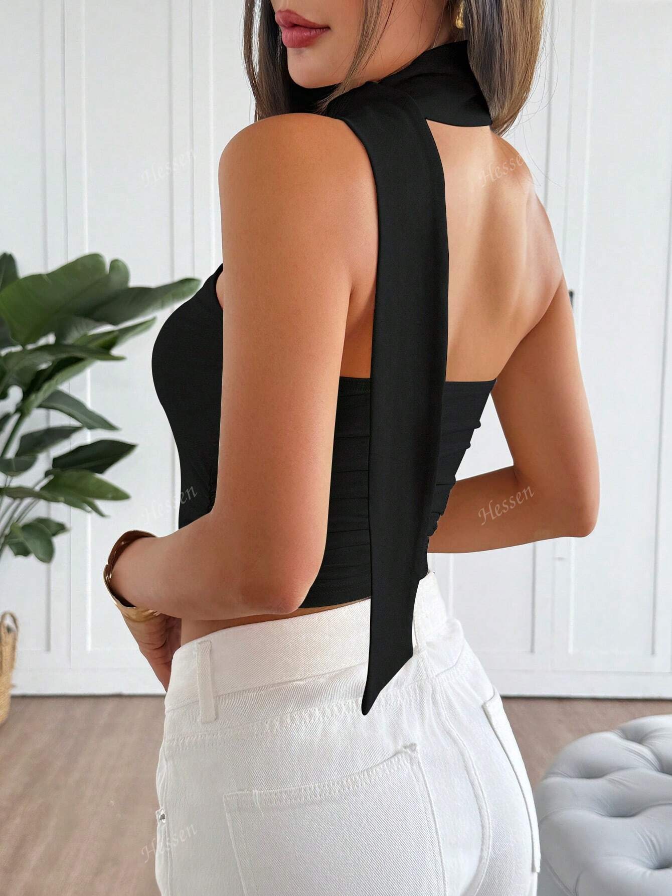 Débardeur tubulaire femme ajustable sans bretelles