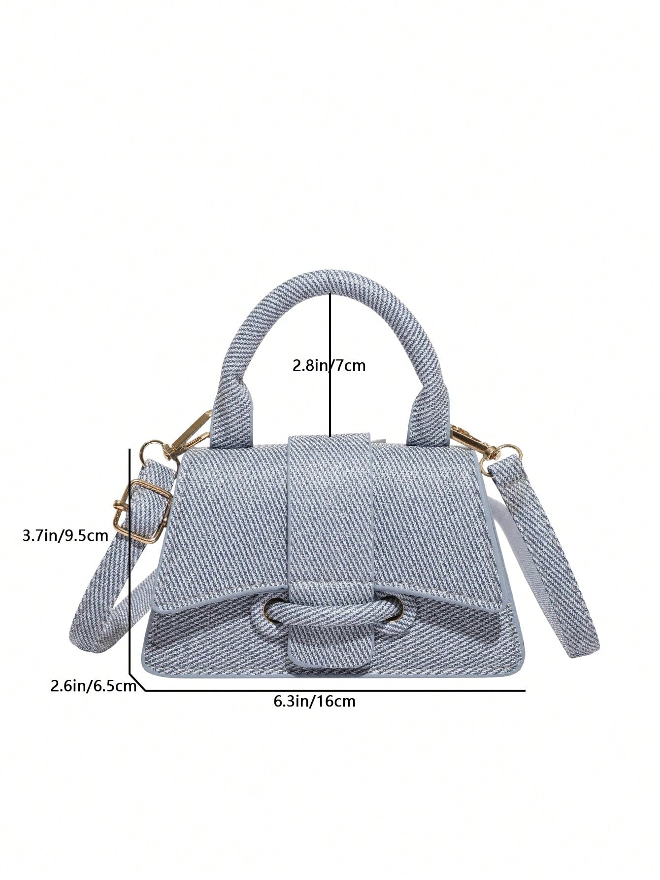 Sac à main carré mini pour femme, couleur unie