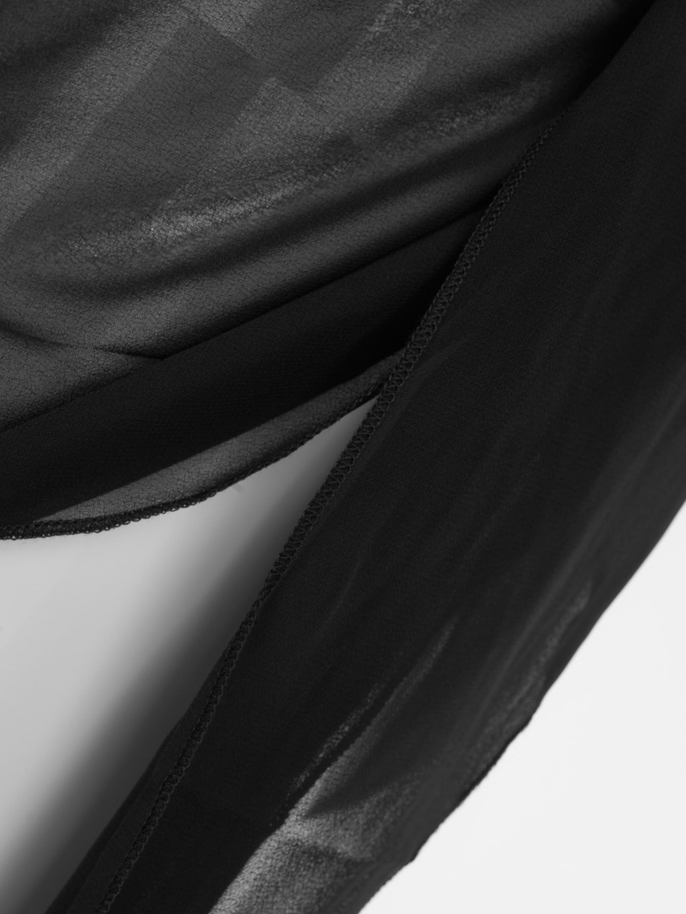 Cache-maillots mousseline 2 pièces avec nœud