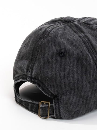 Casquette baseball vintage unisexe ajustable avec broderie cœur