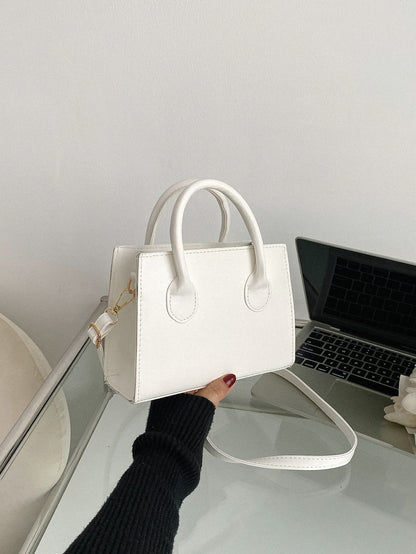 Sac carré léger à double poignée pour femmes et étudiantes