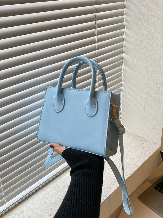 Sac carré minimaliste à double poignée