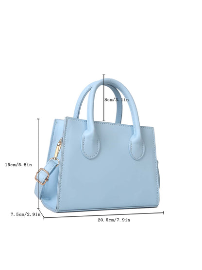 Sac carré minimaliste à double poignée