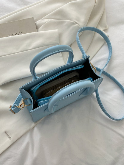 Sac carré minimaliste à double poignée