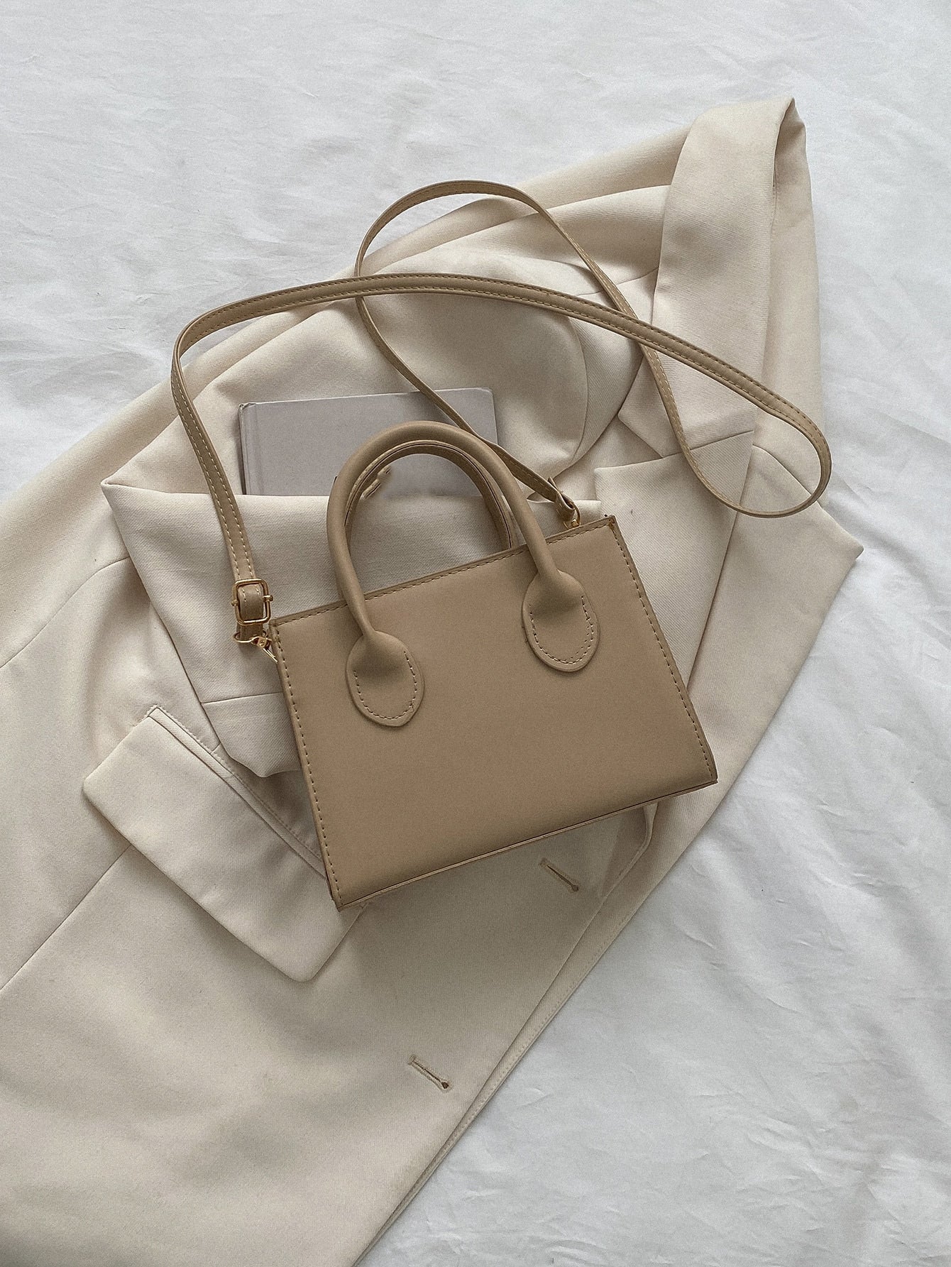 Sac carré à double poignée
