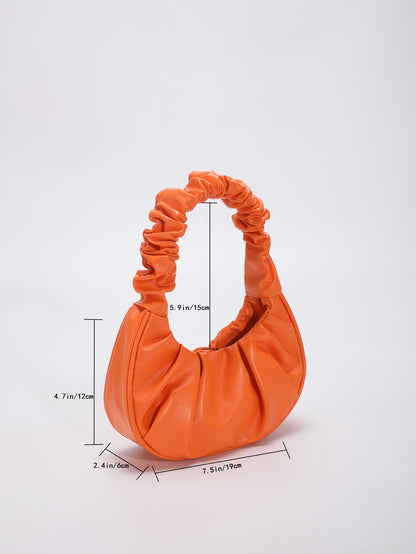 Sac à main plissé nuage femme