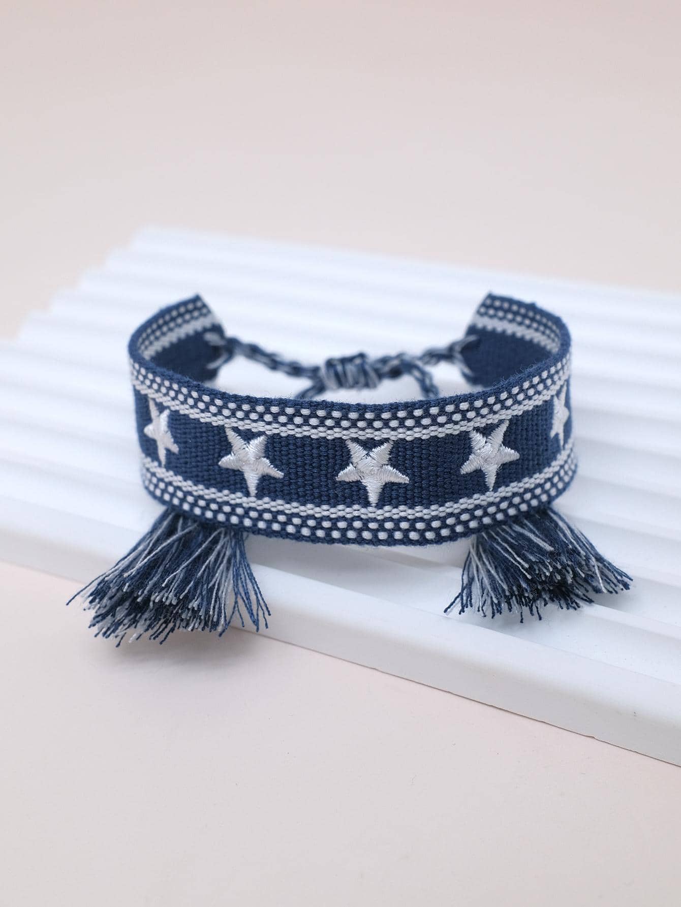 6 bracelets joncs étoilés pour femmes