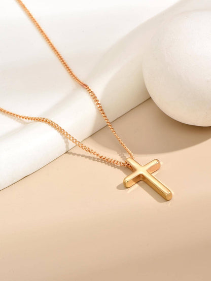 Collier croix breloque