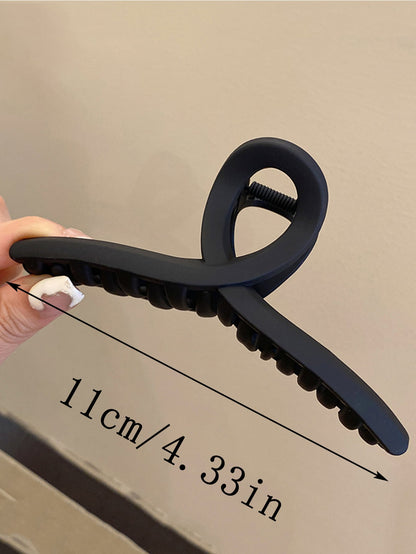 Pinces à cheveux 3 pièces, grande taille, marron et noir