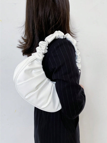 Sac à épaule femme uni avec détail nuage