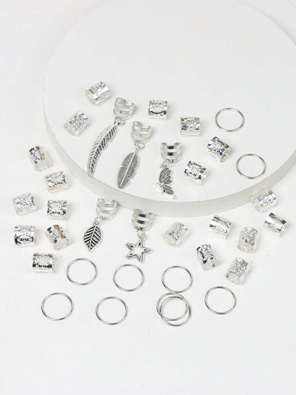 Ensemble 35 pièces bijoux soleil doré style hippie