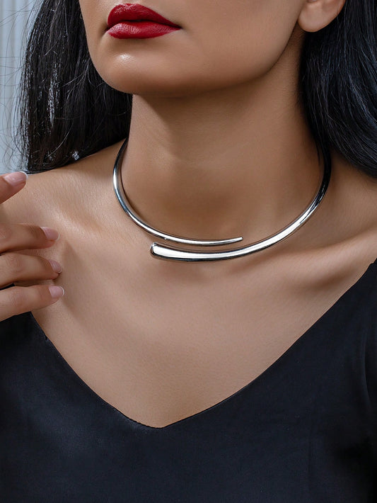 Collier métal simple pour femme