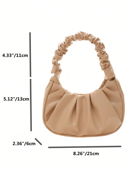 Sac à main nuage plissé pour femme