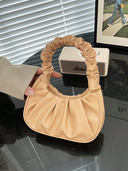 Sac à main nuage plissé pour femme