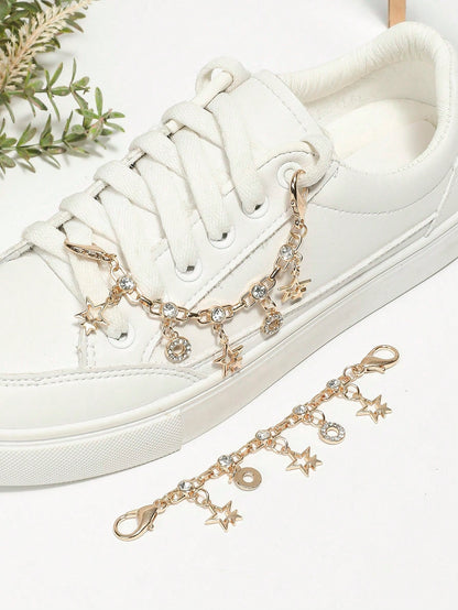 Chaussures avec chaîne de lacet détachable