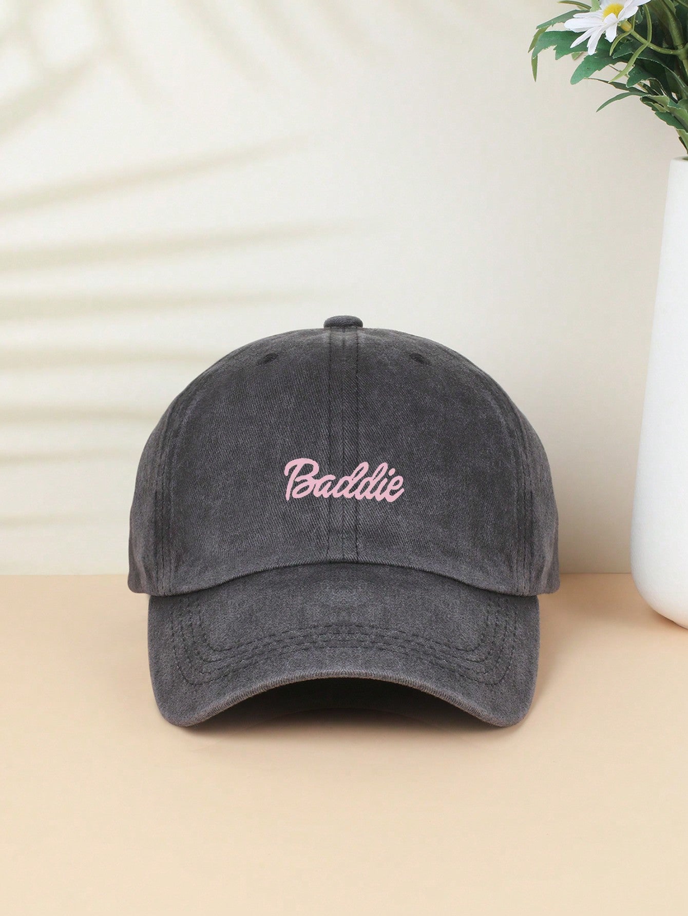 Casquette de baseball vintage pour femme, ajustable et respirante