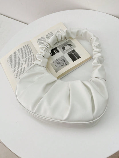 Sac à épaule femme uni avec détail nuage
