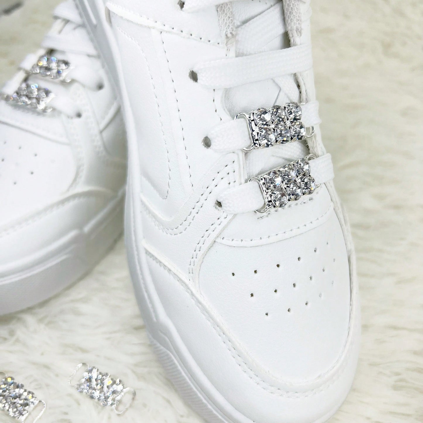 Décor chaussures 2 pièces strass perles