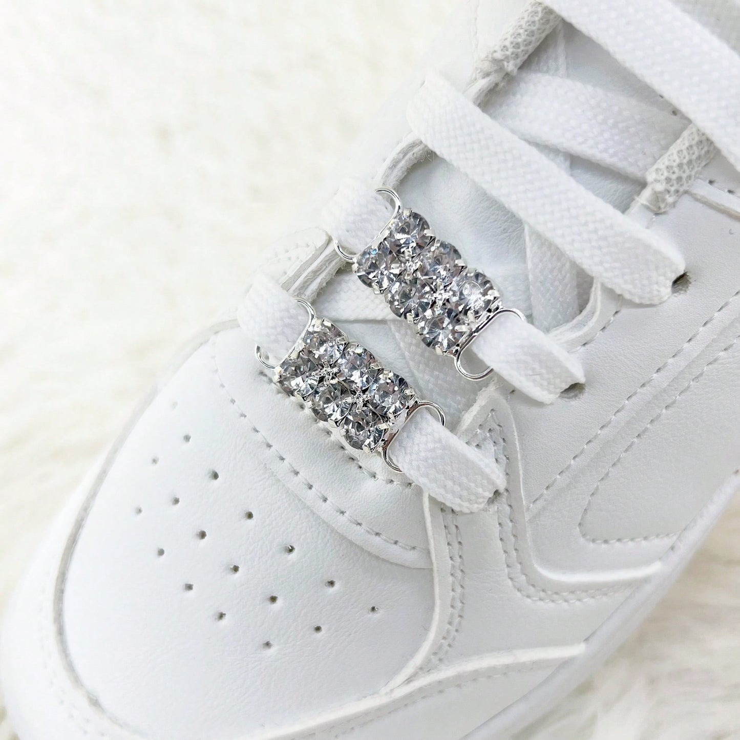 Décor chaussures 2 pièces strass perles