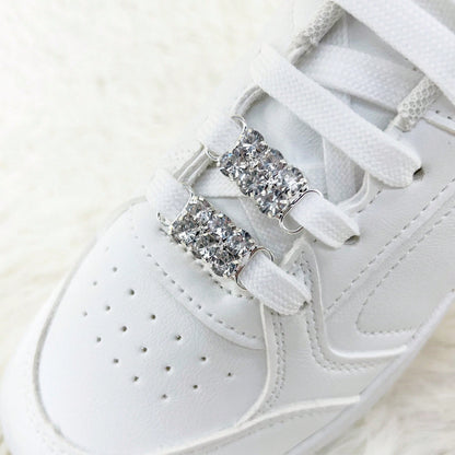 Décor chaussures 2 pièces strass perles