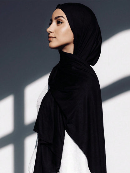 Set 2 pièces Hijab et Sous-Casquette Modal - Jersey Doux et Respirant
