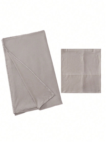 Ensemble Hijab 2 pièces jersey modal - Coiffe tube et foulard uni