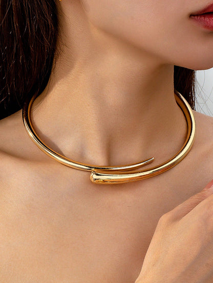 Collier métal simple pour femmes