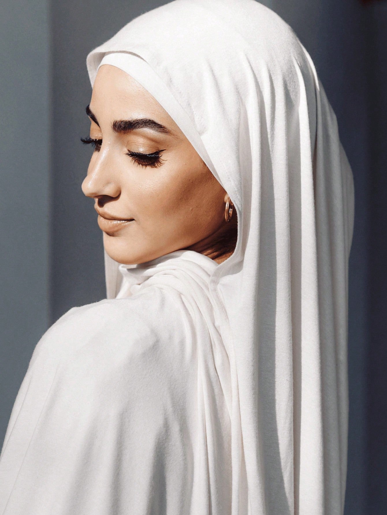 Set 2 pièces Hijab et sous-cap modal jersey uni