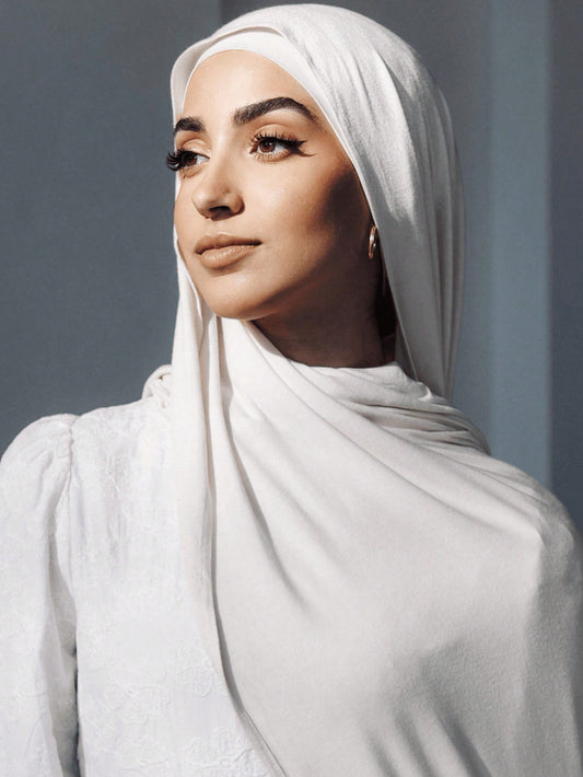 Set 2 pièces Hijab et sous-cap modal jersey uni