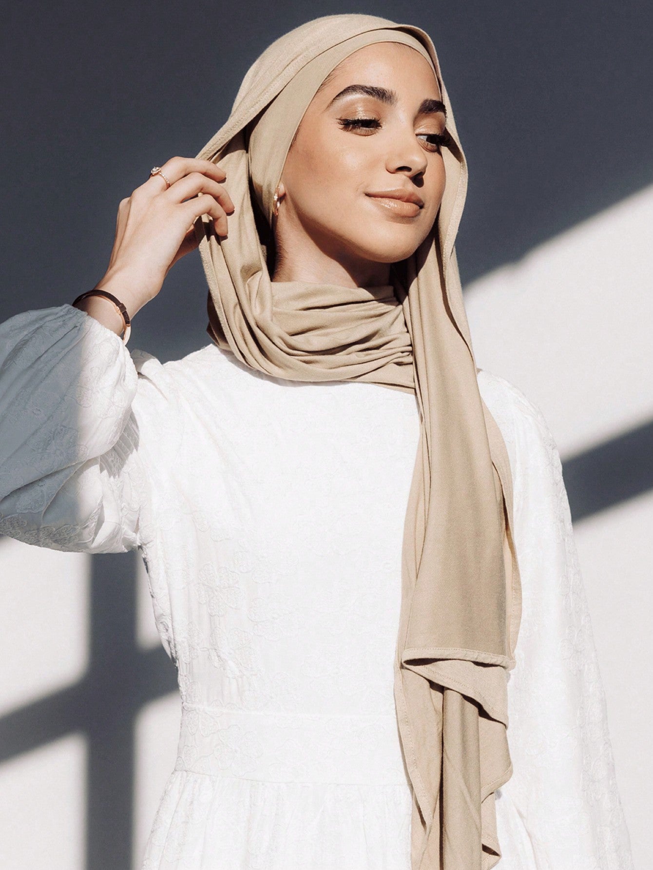 Ensemble Hijab et Sous-cap 2 pièces - Jersey Viscose Respirant