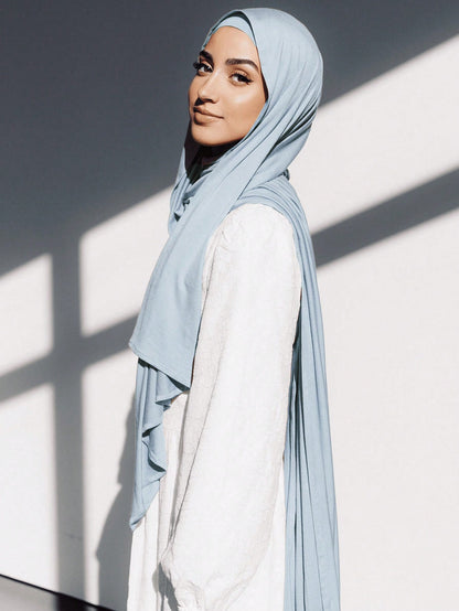 Hijab 2 pièces modal - Capuchon et foulard léger