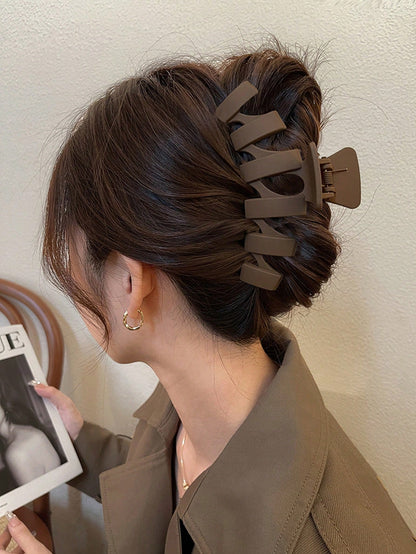 Pinces à cheveux 3 pièces - 11 cm - Marron, blanc, noir