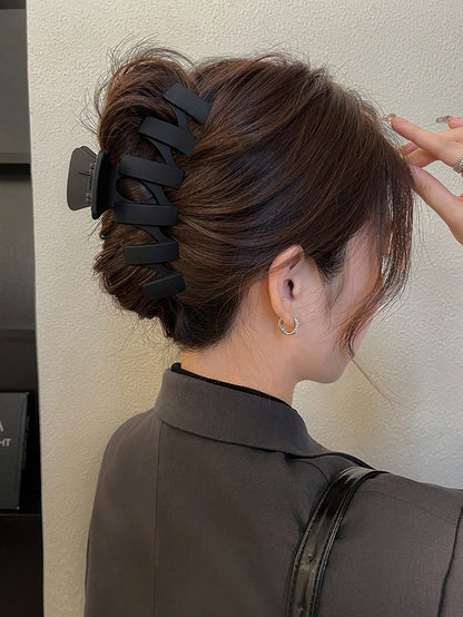 Pinces à cheveux 3 pièces - 11 cm - Marron, blanc, noir
