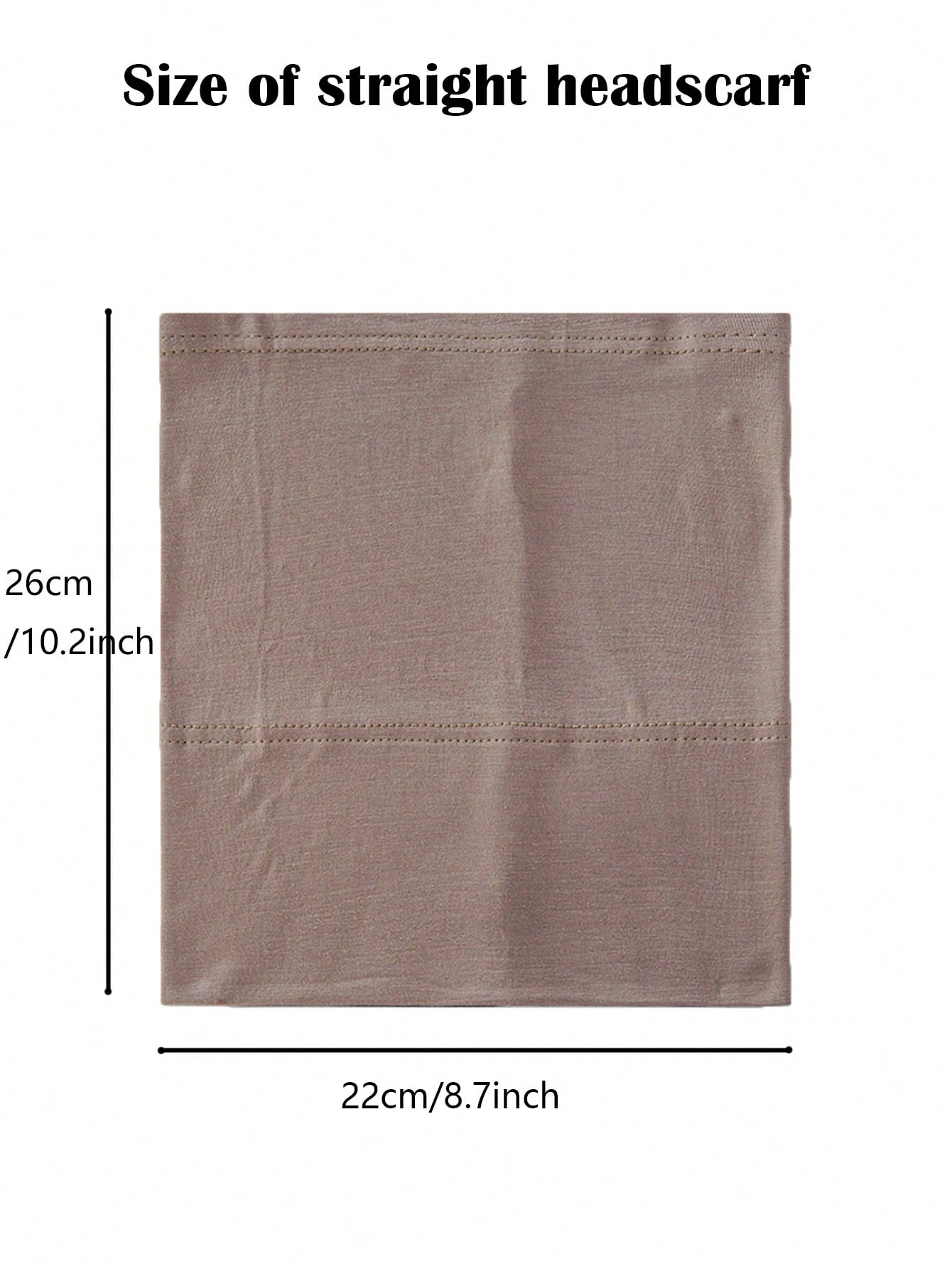 Set 2 pièces Hijab et Sous-Coiffe Modal - Couleur Unie
